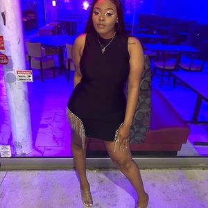Black bandage dress very stretchy fit